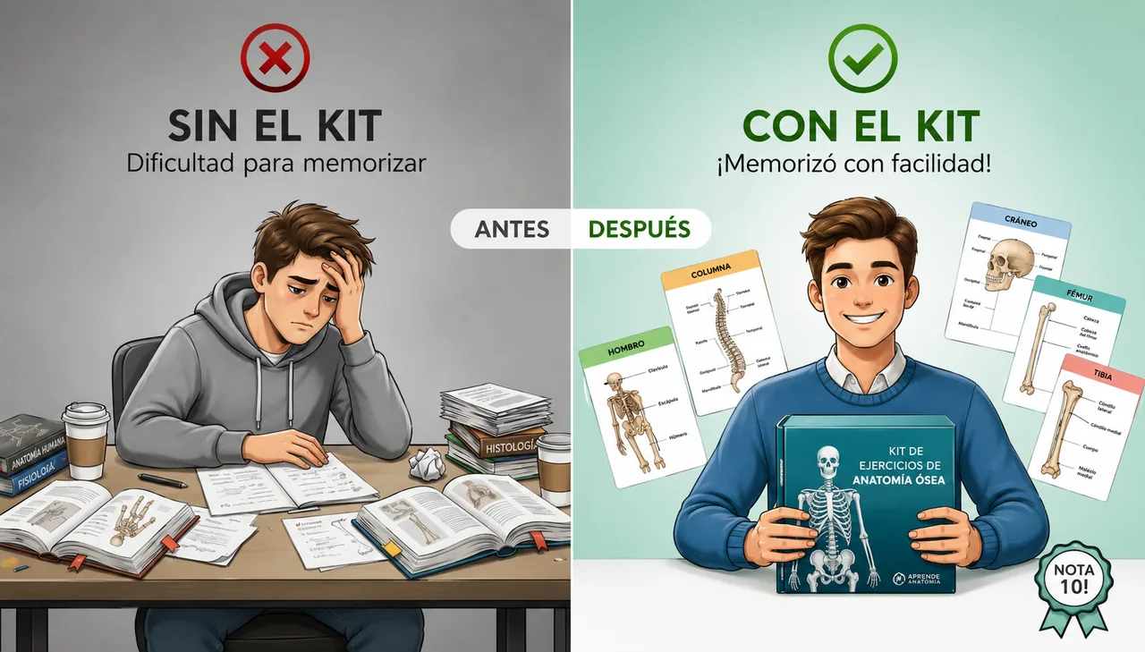 Sin el kit vs Con el kit